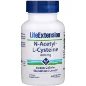 Life Extension N-Acetyl-L-Cysteine (Nac) 600 mg 60 Pc
