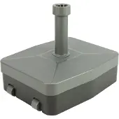 MaxxGarden Parasolvoet - kunststof voet - Verrijdbaar - vulbaar tot 40 kg