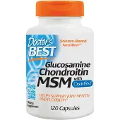 Doctors Best - Glucosamine Chondroïtine MSM met OptiMSM - 120 capsules
