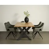 Tower Living Xara Live-edge dining table 180x90 - top 5 (Naturel, 180x90x78cm)