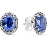 Pandora Oorbellen, Oorbellen Sparkling Statement Halo, (Sterling zilver 925)