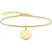 Thomas Sabo - A1960-413-39-L19V - Armband - Dames - 925er Zilver geel verguld - 16-19 cm