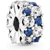 Pandora Blue & Transparent Glitters Charm