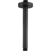 Ben Round Plafond douchearm 15cm gestructureerd zwart