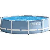 Intex Round Above Ground Prisma Frame Range Pool Grijs 305 x 76 cm