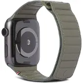 Decoded Traction Leather Apple Watch 42 / 41 / 40 Mm Bandje Groen