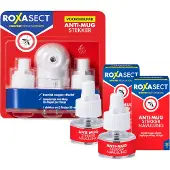 Roxasect Anti-Mug Bundel - Anti-Mug Muggenstekker Voordeelpak en 2 Navulverpakkingen -