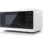 Sharp YC-MS02E-W magnetron Zwart, Wit Solo-magnetron Aanrecht 20 l 800 W