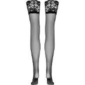 Christine le Duc - Hold-up kousen Like me - L/XL - Zwart