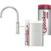 Quooker Classic Fusion Round - Combi+ - Cube - Nikkel Glans