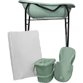 MamaLoes Stone Green Badset Incl. Zwarte Badstandaard