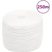vidaXL Boottouw 6 mm 250 m polypropyleen volwit