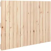 vidaXL Wandhoofdbord 95,5x3x60 cm massief grenenhout