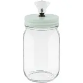 Clayre & Eef Transparente Voorraadpot Ø 8*16 cm / 350 ml 6GL1989