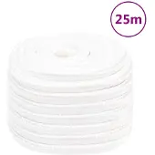 vidaXL Boottouw 20 mm 25 m polypropyleen volwit