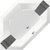 Xenz Society 145 ligbad 145x145x50cm Ebony