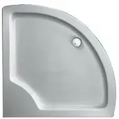 Plieger Luxury Douchebak - Acryl - Kwartrond - 90 cm X 90 cm X 18.5 cm - Wit - 20 jaar - garantie
