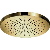 Hotbath Hoofddouche Cobber Opbouw 20 cm Gepolijst Messing Living Colours