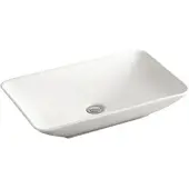 Best design Opbouw Wastafel Azam 58x36x11,5 cm Keramisch Hoogglans Wit