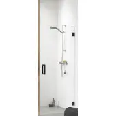Sealskin Get Wet by Sealskin I AM draaideur 1000mm mat zwart 8mm helderveiligheidsglas + antikalk