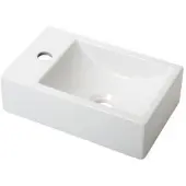 Plieger Houston fontein 37x23cm 1 kraangat links matwit