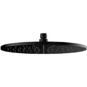 Wiesbaden Hoofddouche rond 30x30 cm mat zwart