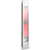 Sunshower pure solo white infrarood opbouwapparaat 20x125x18 cm aluminium wit