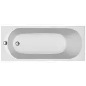Plieger Flow solobad acryl 170x70x40cm met poten zonder afvoer wit