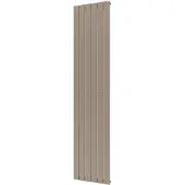 Plieger Designradiator cavallino retto enkel 999 watt middenaansluiting 200x45 cm zandsteen