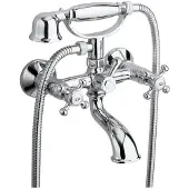 Sapho Badmengkraan antea met handdouche 2-knop 11 cm chroom