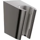 Hansgrohe Handdouchehouder porter s wand geborsteld zwart chroom