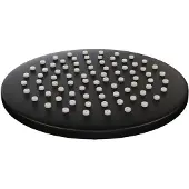 Brauer Black Edition hoofddouche 20cm zwart mat