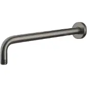 Wiesbaden UniMatch douchearm met muurbevestiging 35 cm gunmetal