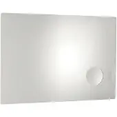 Sapho Badkamerspiegel rechthoek 100x70 cm met cosmetica spiegel