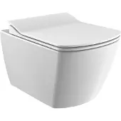 Boss & Wessing Wandcloset bws flat rim-off keramiek wit