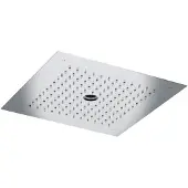 Hotbath Mate M148 inbouw hoofddouche 38cm vierkant geborsteld nikkel
