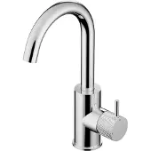 Hotbath Wastafelmengkraan cobberxmet draaibare uitloop 27.8 cm chroom
