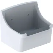 Geberit Uitstortgootsteen 300 basic norma stootrand 35x45x35 cm wit