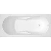 Riho Ligbad Lazy 180x80 cm Bedieningsknop Midden Wit Glanzend