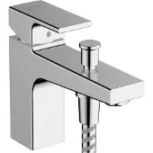 Hansgrohe Bad en douchemengkraan vernis shape eengreeps monotrou zinc chroom
