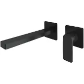 Hotbath Wastafelkraan gal inbouw mengkraan 18 cm geborsteld gunmetal pvd excl. Inbouwdeel