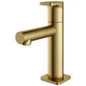 Hotbath Fonteinkraan gal 14.8 cm geborsteld messing pvd