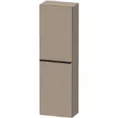 Duravit Hoge kast d-neo kolomkast wand 132 cm linksdraaiend mat linnen