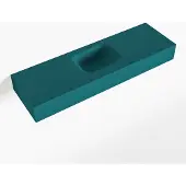 Mondiaz LEX Smag vrijhangende solid surface wastafel 100cm. Positie wasbak midden