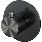 Brauer Gunmetal Edition inbouwthermostaat rond gunmetal geborsteld PVD