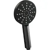 Brauer Black Carving vrijstaande badkraan set 2 mat zwart