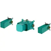Wiesbaden Dreams inbouwdeel thermostatische douchekraan met 2 stopkranen