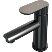 Brauer Wastafelmengkraan gunmetal edition coldstart opbouw laag platte hendel geborsteld gunmetal pvd