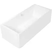 Polysan Marlene Curve R Monolith Rechthoekig bad 195x85x63cm, wit