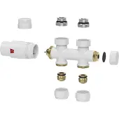 Boss & Wessing Set thermostatisch onderblok bws zuko recht glans wit